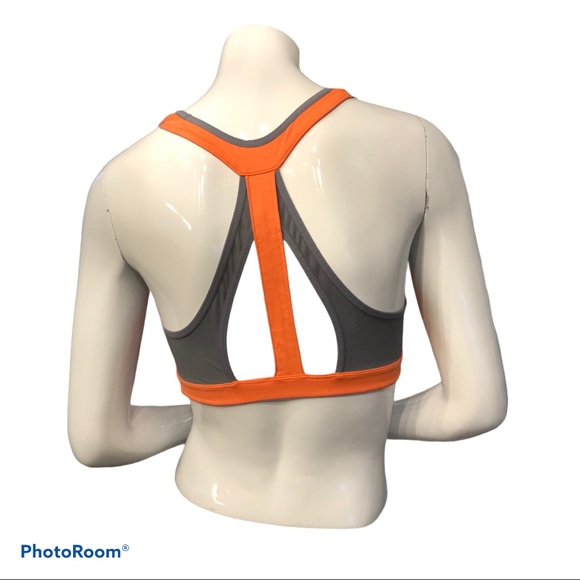 Athleta Stunner Sports Bra - Orange Size Small - Picture 6 of 10